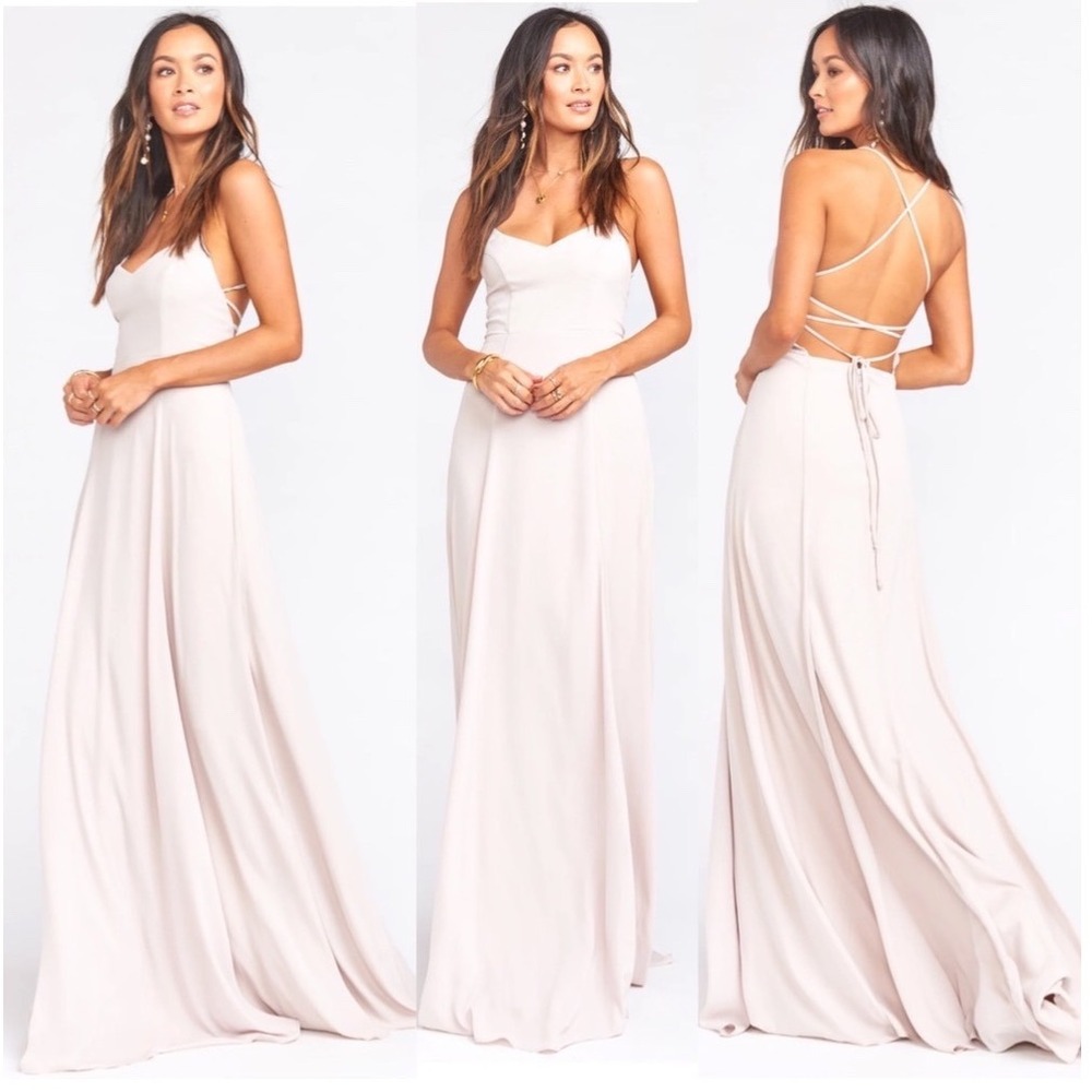 Show Me Your Mumu Godshaw‎ Goddess Gown Mauve Large New With Tags